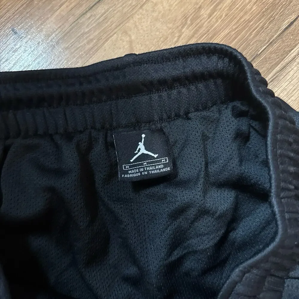 Y2K Air Jordan Black Grey Vintage Basketball Shorts